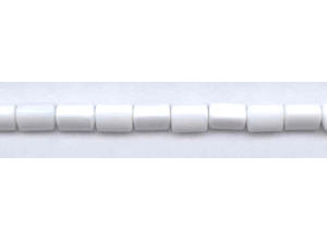 White Agate 8x12 Triangle Tube