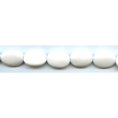 333-1007 White Agate <br>15x20 Flat Oval