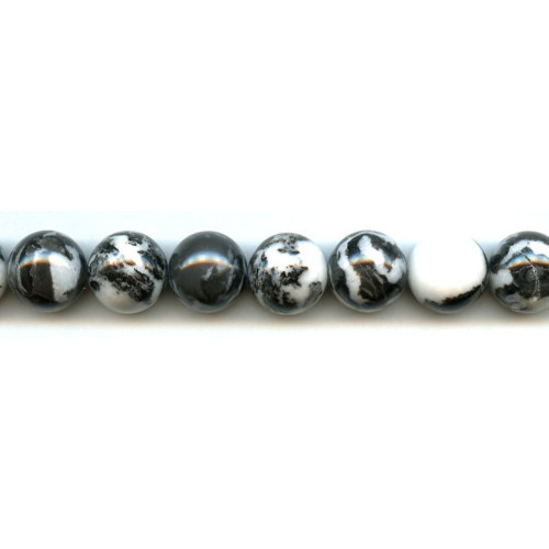 334-0004 Mexican Zebra Jasper <br>15mm Round