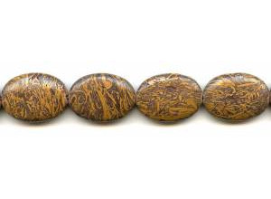 Elephant Skin Jasper 18x25 Flat Oval