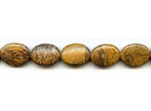 Elephant Skin Jasper 15x20 Flat Oval
