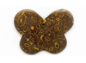 Elephant Skin Jasper 52x70 Butterfly Pendant