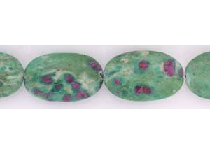 Ruby in Fuchsite 23x27 Flat Oval