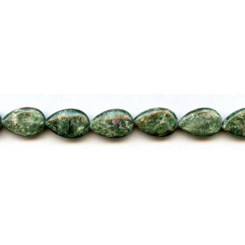 350-0040 Ruby in Fuchsite <br>13x18 Flat Pear