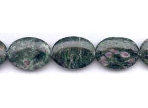 Ruby in Fuchsite 22x30 Flat Oval