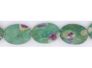 Ruby in Fuchsite 22x30 Flat Oval