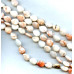 358-0026 Red Flower Agate <br>15x20 Flat Pear