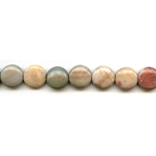 359-0024 African Agate <br>15mm Dime