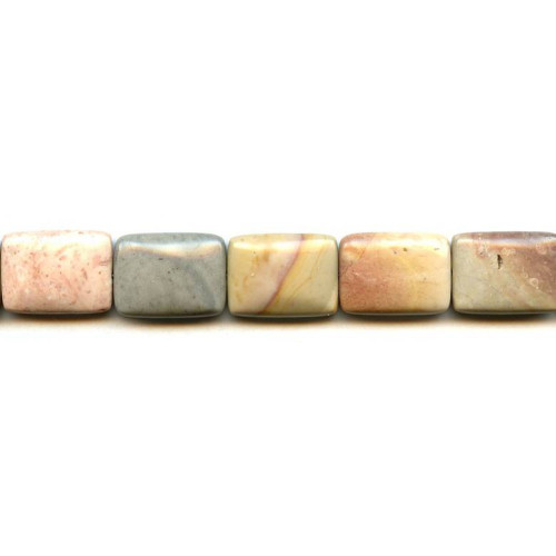 359-0048 African Agate <br>15x20 Flat Rectangle