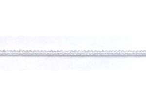 White Topaz 3-4mm Faceted Rondell