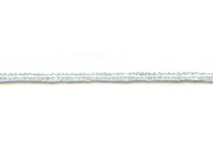 White Topaz 4mm Faceted Rondell