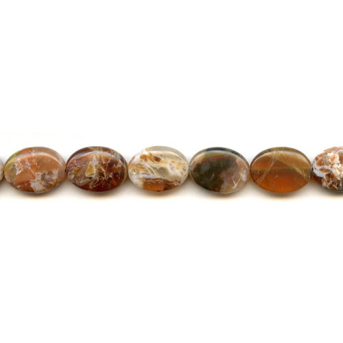388-0001 Brandy Opal <br>13x18 Flat Oval