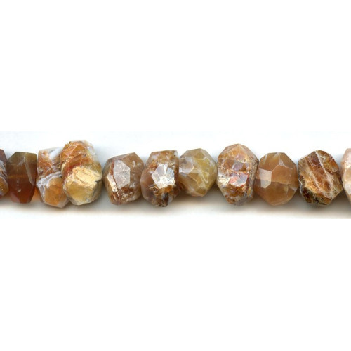 388-0021 Brandy Opal <br>15x10 Faceted Nugget
