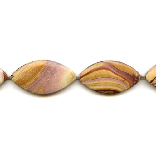 395-0015 Yellow Wonder Stone <br>22x40 Marquise