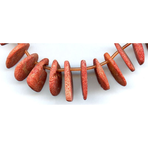 511-1113 Sponge Coral <br>16-28mm Fancy Drop