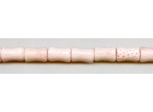 Pink Sponge Coral 10x15 Bone Tube
