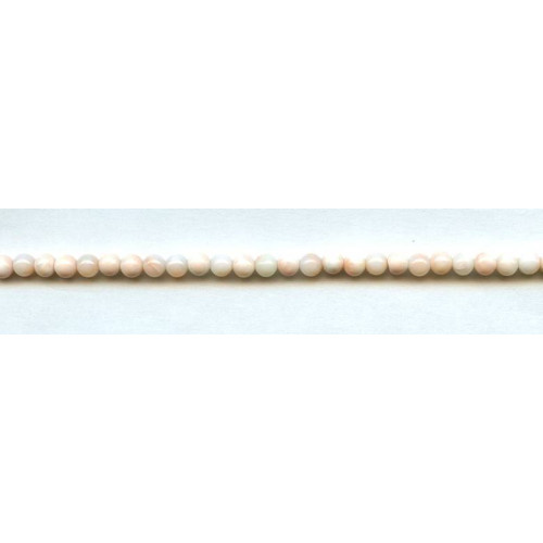 100-0750 Pink Coral <br>4mm Round