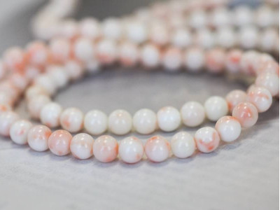 Pink Coral 6-6.5mm Round