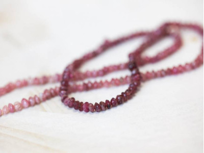 Pink Tourmaline 3.5-4mm Rondell