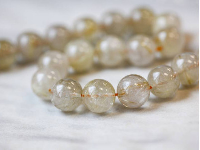 Rutilated Quartz 12mm Round