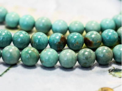 Chinese Turquoise 9mm Round