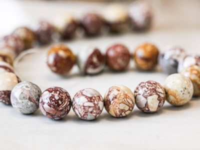 Red Mud Jasper 16mm Round