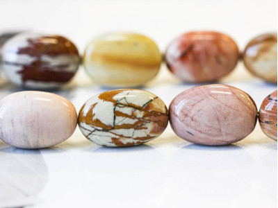 Hidden Valley Jasper 20-22x Flat Oval