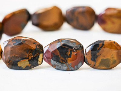 Autumn Jasper 28-30x Faceted Slab