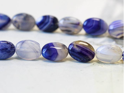Purple Agate 10x14 Flat Oval