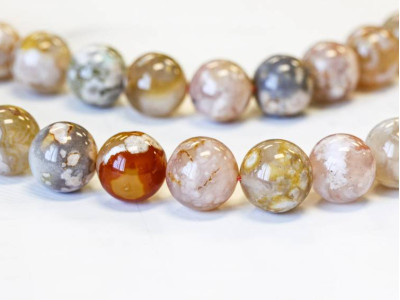 Sakura Agate 19-20mm Round