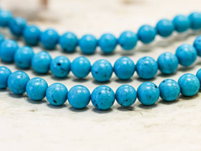 Imitation Turquoise 8mm Round