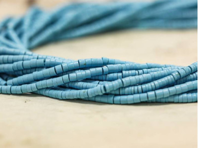 Imitation Turquoise 3mm Heishi