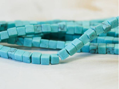Matte Imitation Turquoise 4x4 Cube