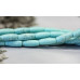 107-0043 Matte Imitation Turquoise <br>5x12 Oval Rice