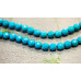 107-0045 Imitation Turquoise <br>8mm Faceted Round