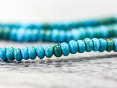 Imitation Turquoise 4mm Rondell