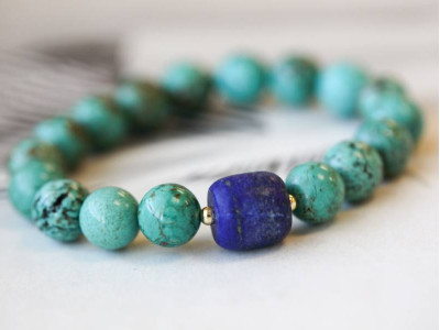 Magnesite 10mm Round Bracelet Magnesite 10mm Round Bracelet