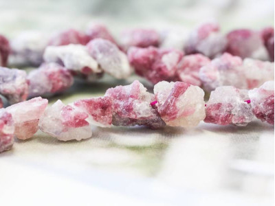 Red Tourmaline 12-15x15-20 Rough Nugget