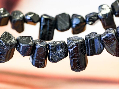 Black Tourmaline 18x8 Fancy Drop