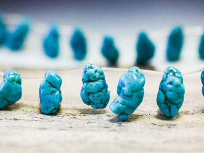 Chinese Turquoise 13-25x Nugget Drop