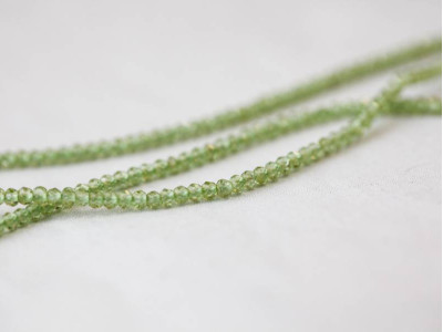 Peridot 2mm Faceted Rondell
