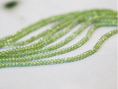 Peridot 2mm Faceted Rondell