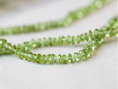 Peridot 4mm Rondell