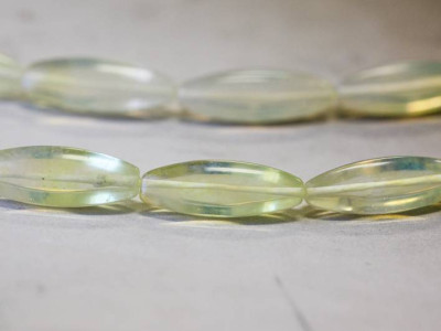 Yellow Opalite 10x30 Triangle Oval Rice