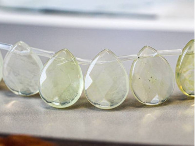 Yellow Opalite 15x20 Flat Pear Briolette
