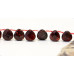 116-1476 Garnet <br>10x10 Flat Pear Briolette
