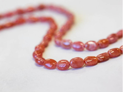 Rhodochrosite 6x8 Flat Oval
