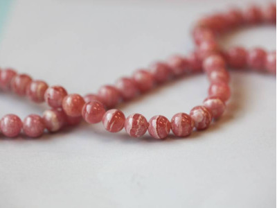 Rhodochrosite 6mm Round