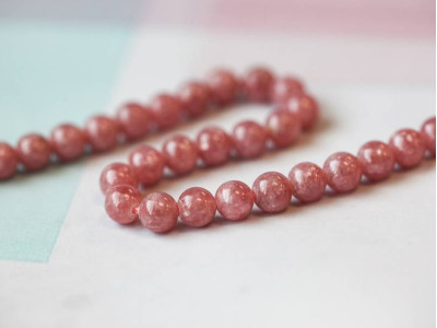 Rhodochrosite 6-6.5mm Round