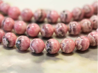 Rhodochrosite 10mm Round